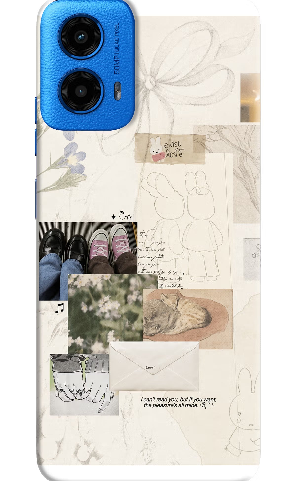 Soft Aesthetic Moto G45 Back Cover