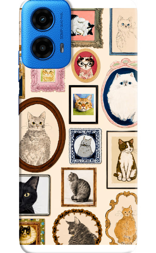 Mirror Cats Moto G45 Hard Case Back Cover by Casekaro