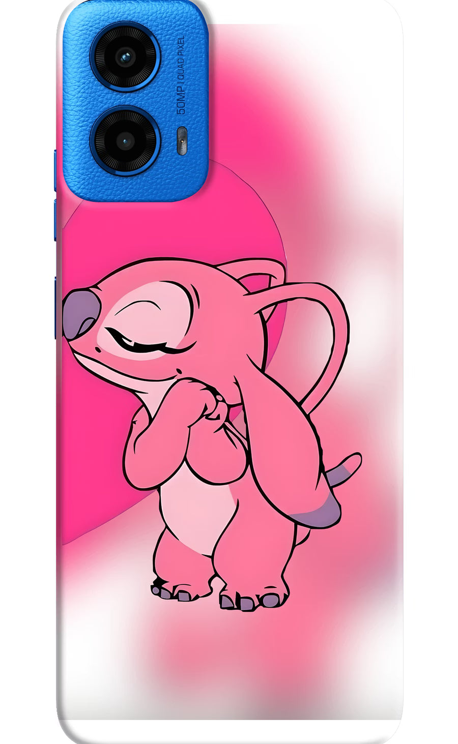 Angel Hug Moto G45 Back Cover, Hard case