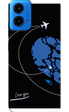 Love Orbit Moto G45 Hard Case Back Cover by Casekaro