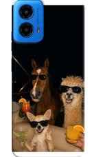 Party Squad Moto G45 Hard Case Back Cover by Casekaro