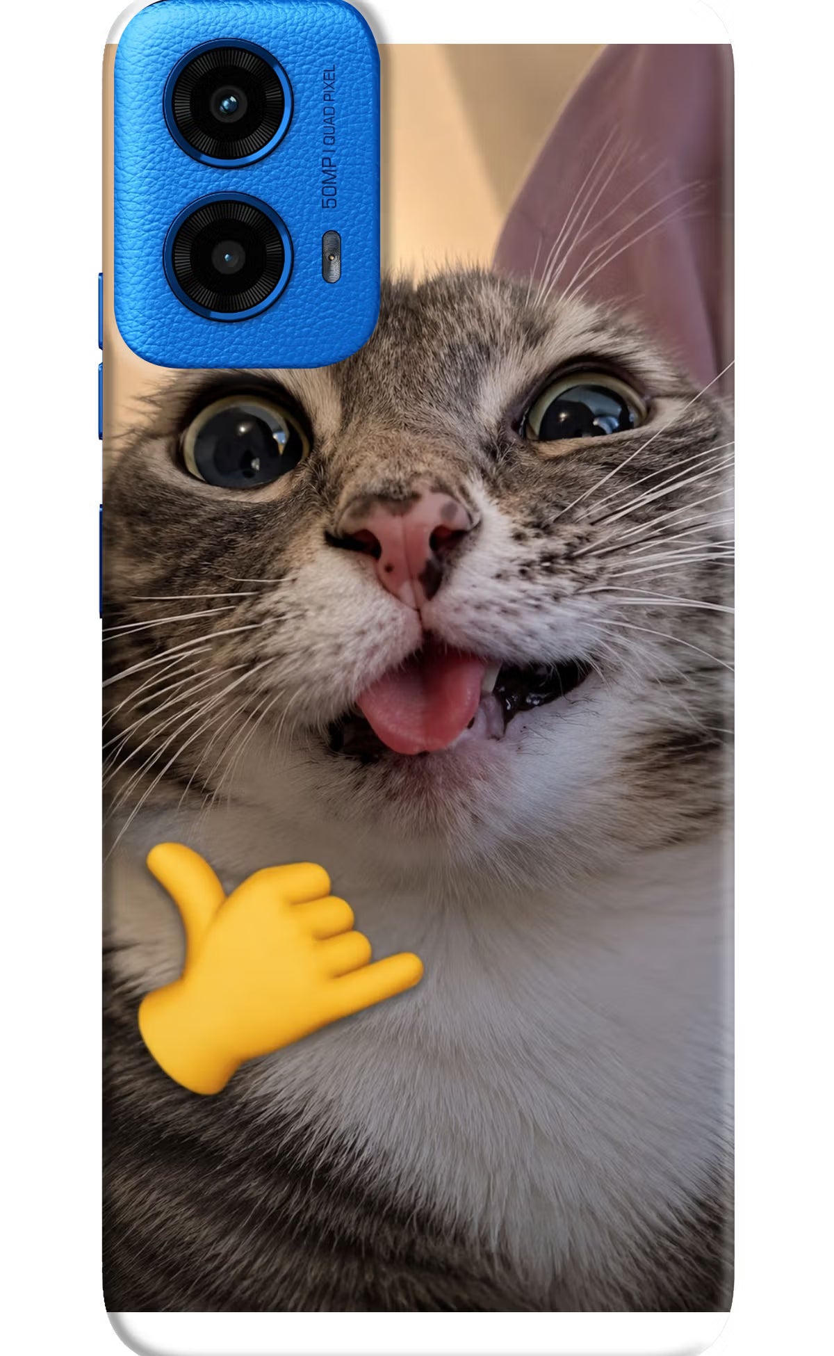 Silly Cat Call Moto G45 Back Cover