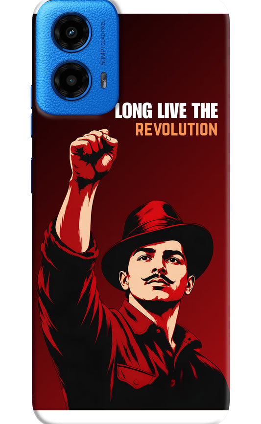 Bhagat Singh Revolution Moto G45 Back Cover
