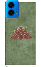 Lotus Grace Moto G45 Hard Case Back Cover by Casekaro