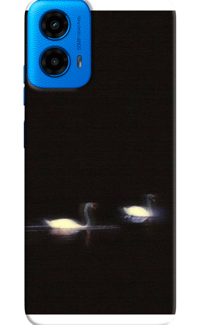 Silent Swans Moto G45 Hard Case Back Cover by Casekaro