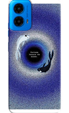 Dark Koi Moto G45 Hard Case Back Cover by Casekaro
