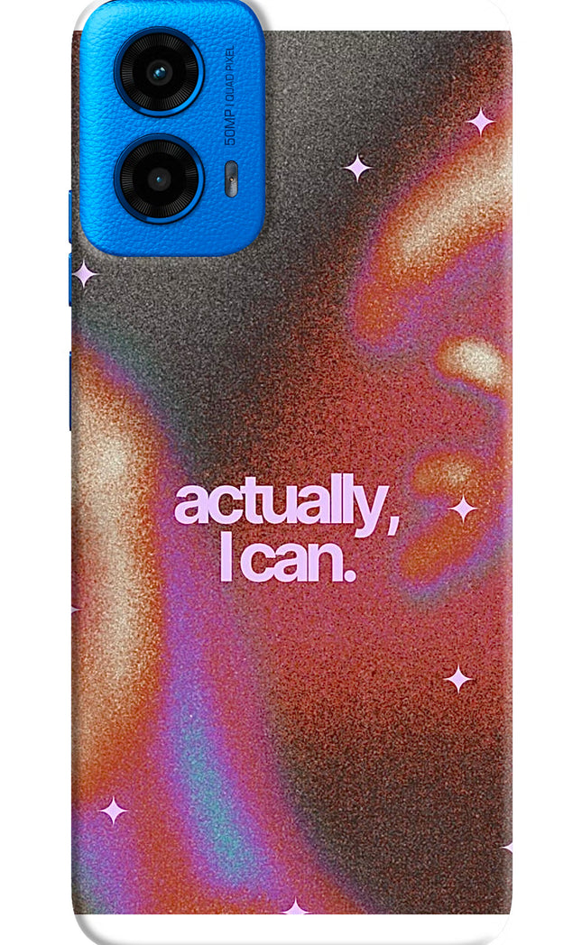 Pink Aura Moto G45 Hard Case Back Cover by Casekaro