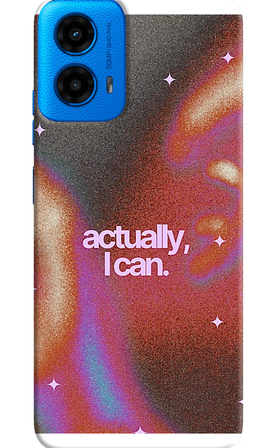 Pink Aura Moto G45 Back Cover, Hard case