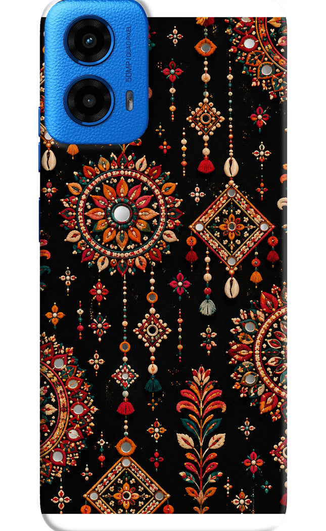 Boho Noir Moto G45 Hard Case Back Cover by Casekaro