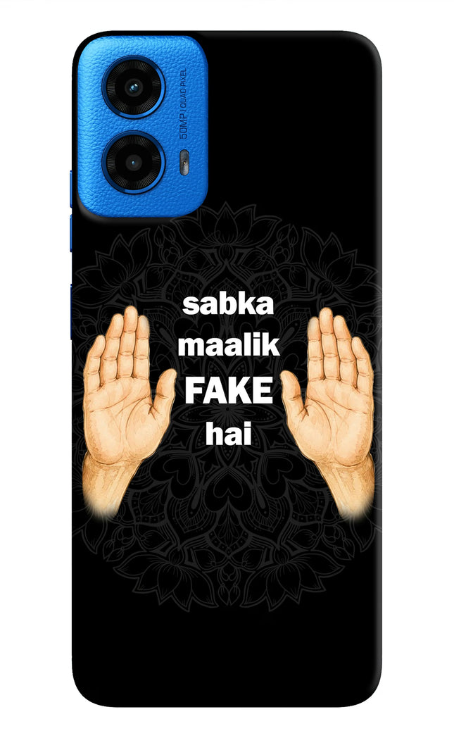 Sabka Malik Fake Moto G45 Hard Case Back Cover by Casekaro