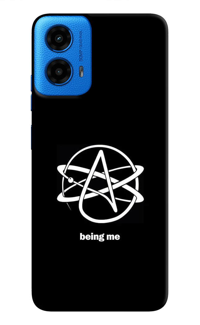 Atheist Symbol Moto G45 Hard Case Back Cover by Casekaro