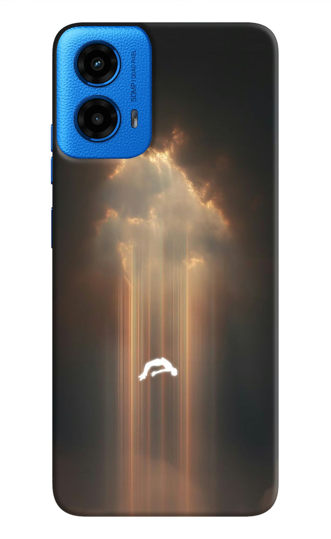Heavenly Beam Moto G45 Hard Case Back Cover by Casekaro