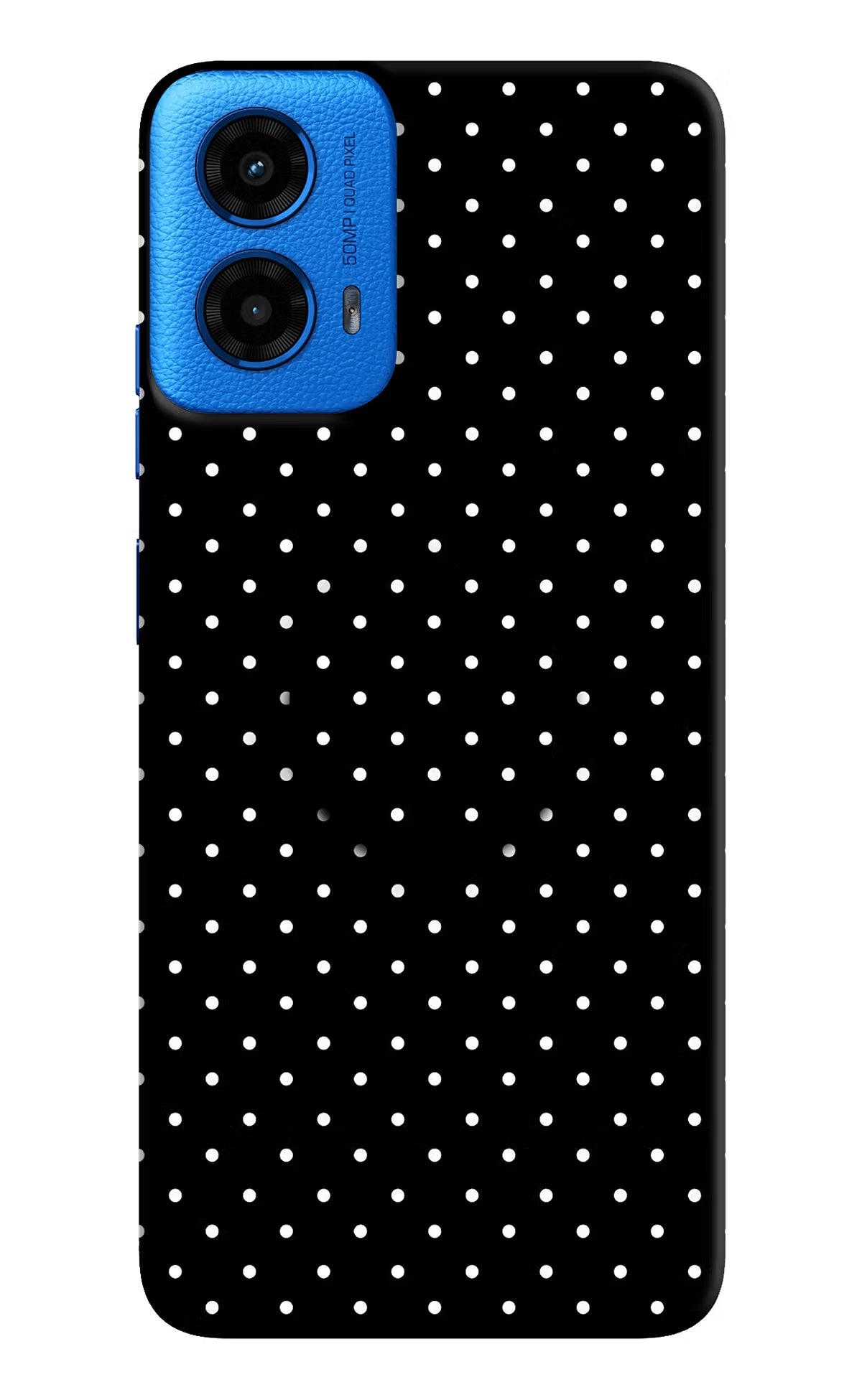 White Dots Moto G45 Pop Case by Casekaro