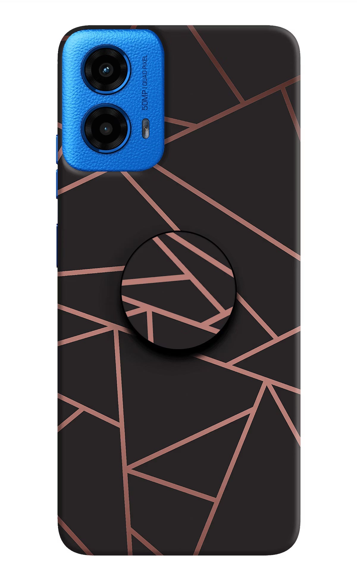 Geometric Pattern Moto G45 Pop Case by Casekaro