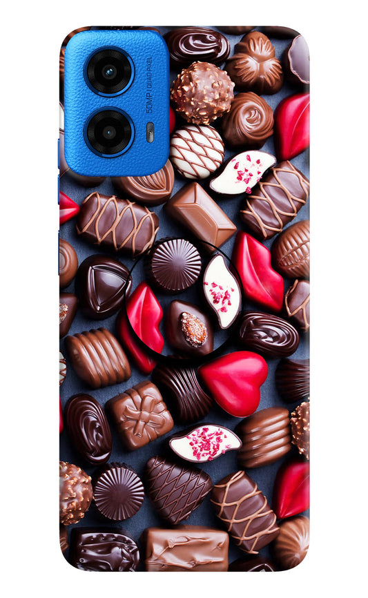 Chocolates Moto G45 Pop Case by Casekaro