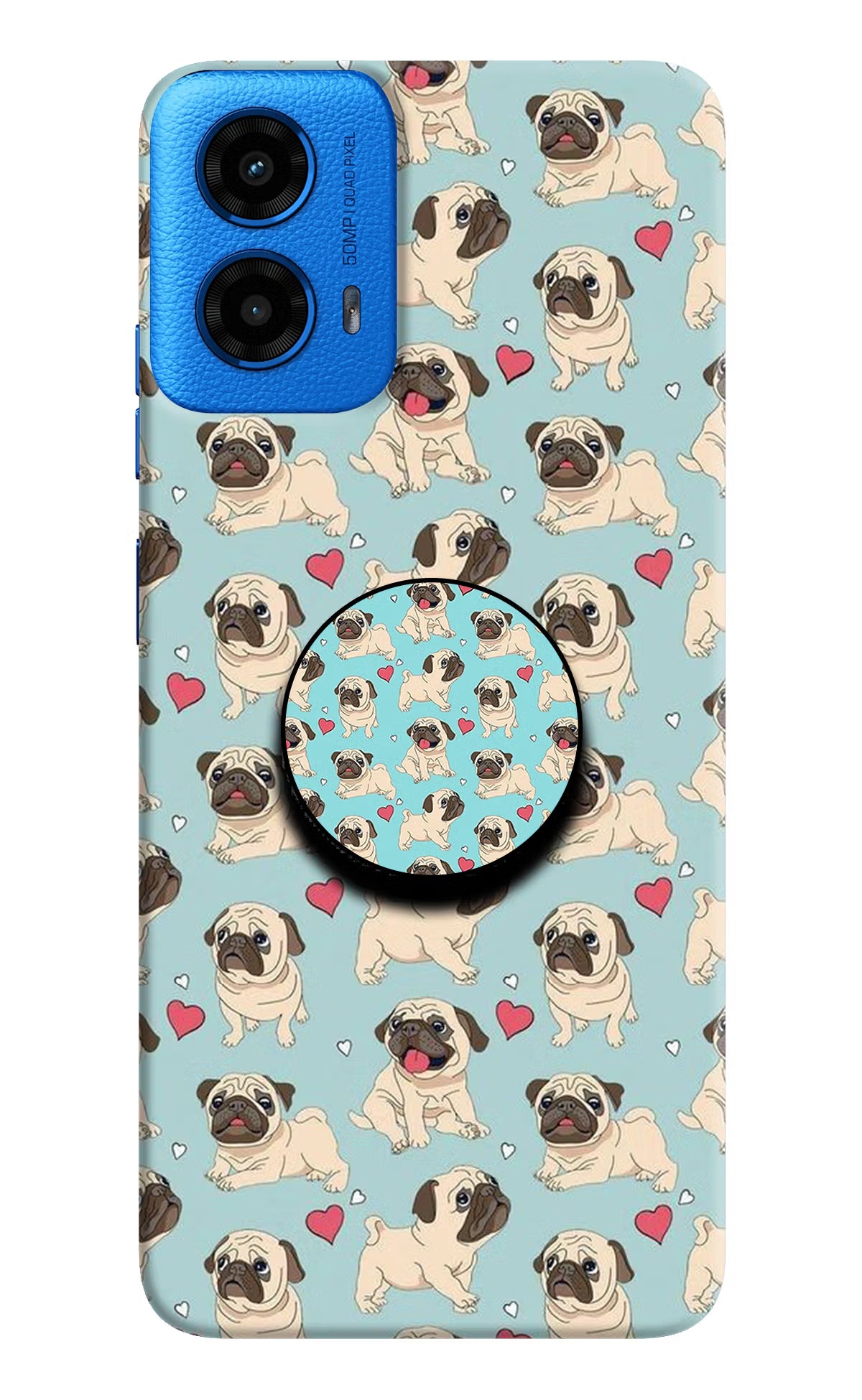 Pug Dog Moto G45 Pop Case by Casekaro