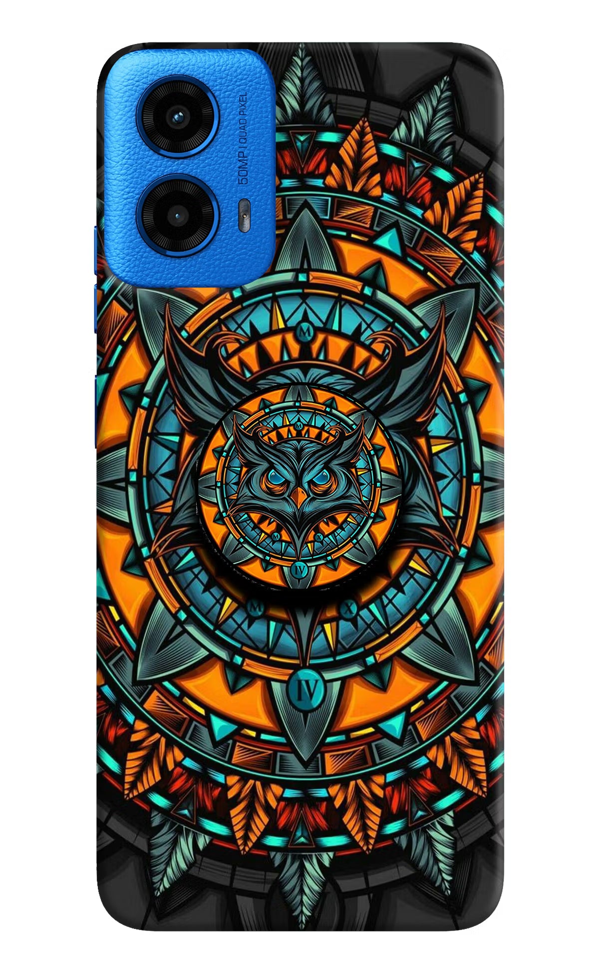 Angry Owl Moto G45 Pop Case by Casekaro