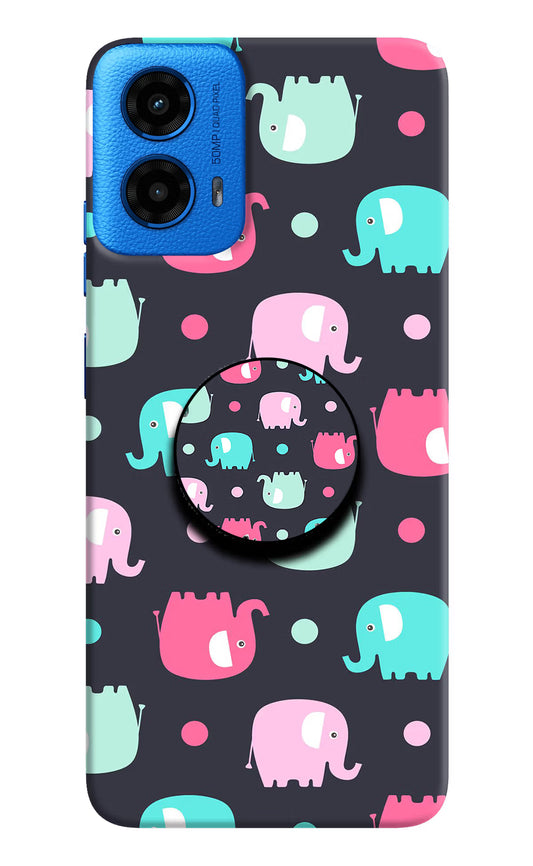 Baby Elephants Moto G45 Pop Case by Casekaro