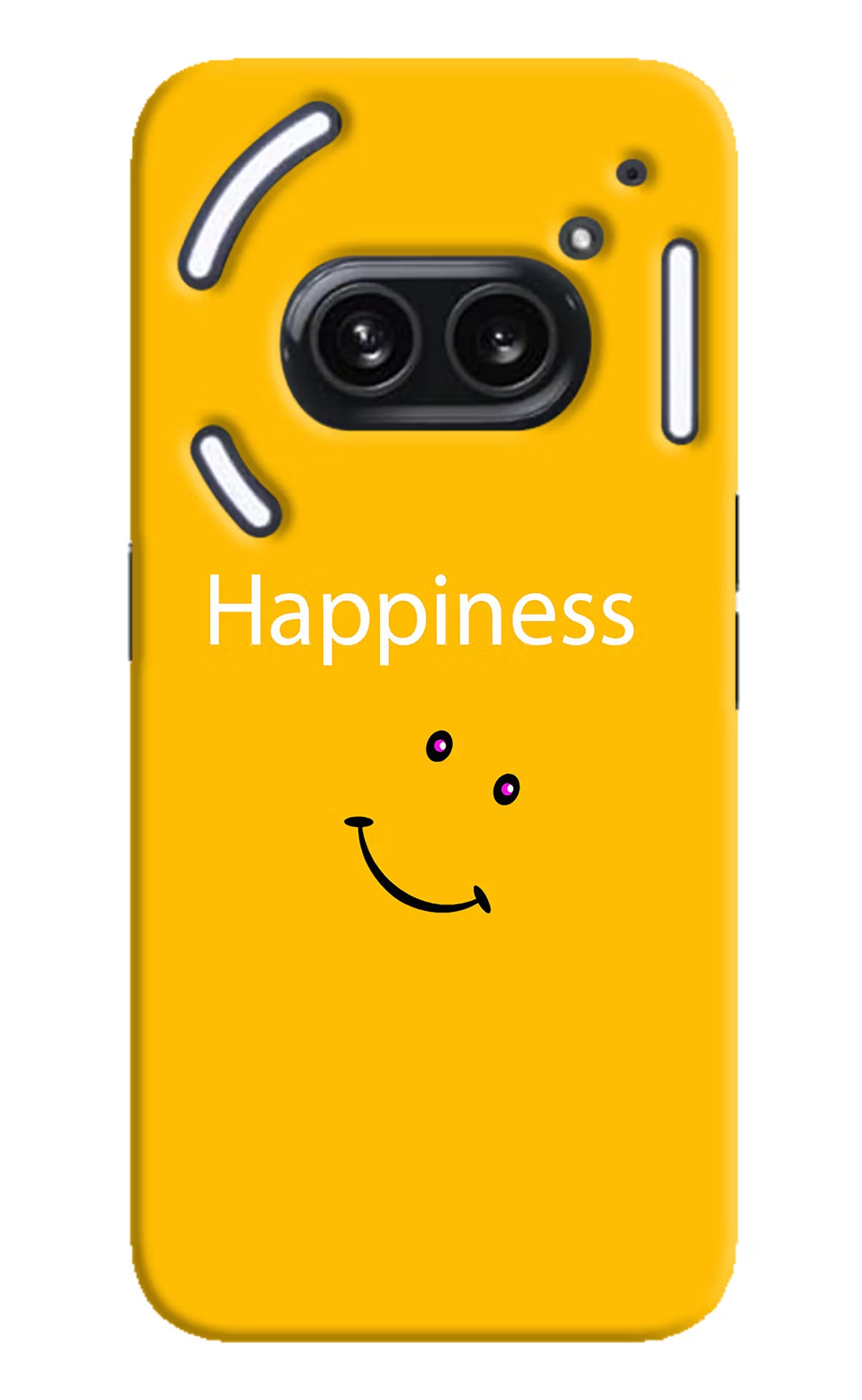 Happiness With Smiley Nothing Phone 2A Plus Hard Case Back Cover by Casekaro