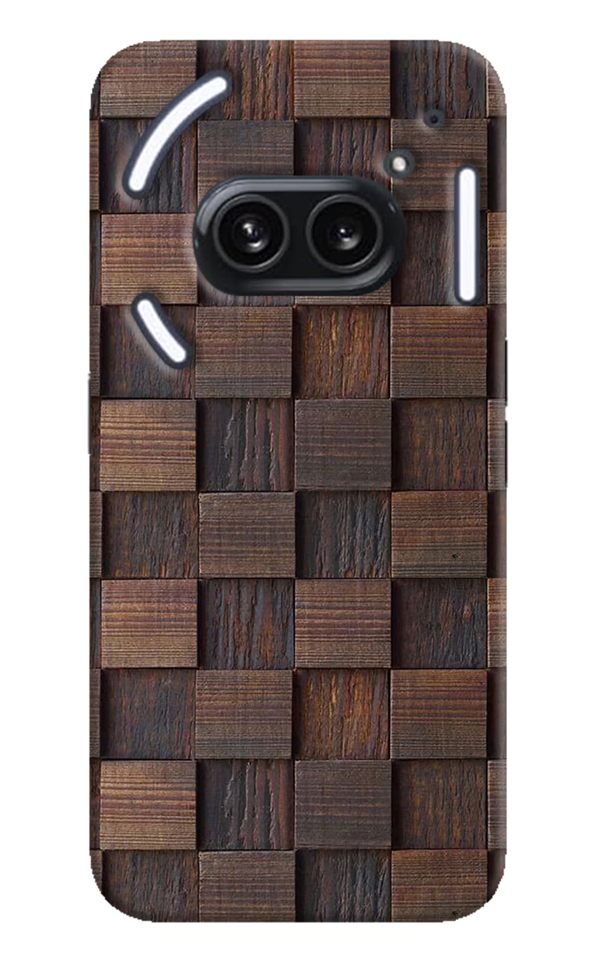 Wooden Cube Design Nothing Phone 2A Plus Hard Case Back Cover by Casekaro