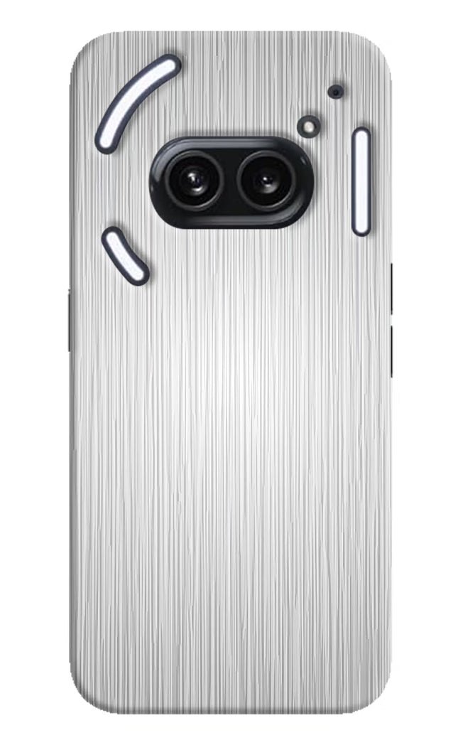 Wooden Grey Texture Nothing Phone 2A Plus Hard Case Back Cover by Casekaro