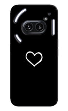 Heart Nothing Phone 2A Plus Hard Case Back Cover by Casekaro