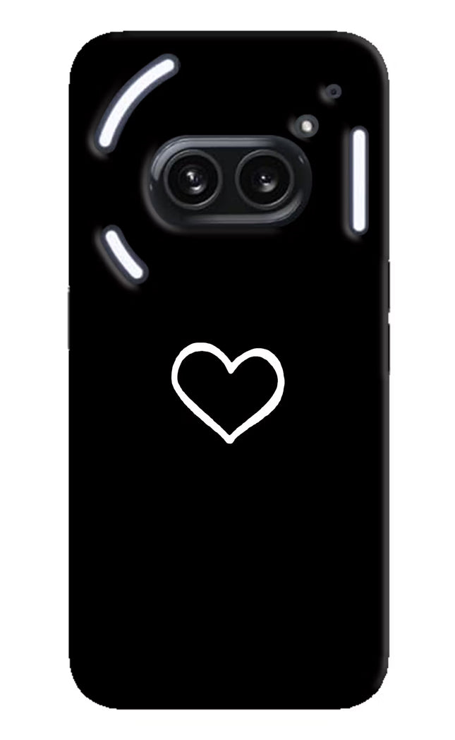Heart Nothing Phone 2A Plus Hard Case Back Cover by Casekaro