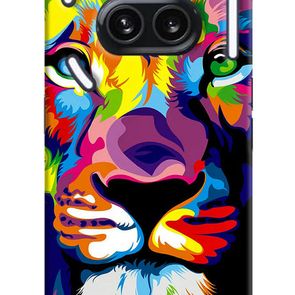 Lion Nothing Phone 2A Plus Hard Case Back Cover by Casekaro