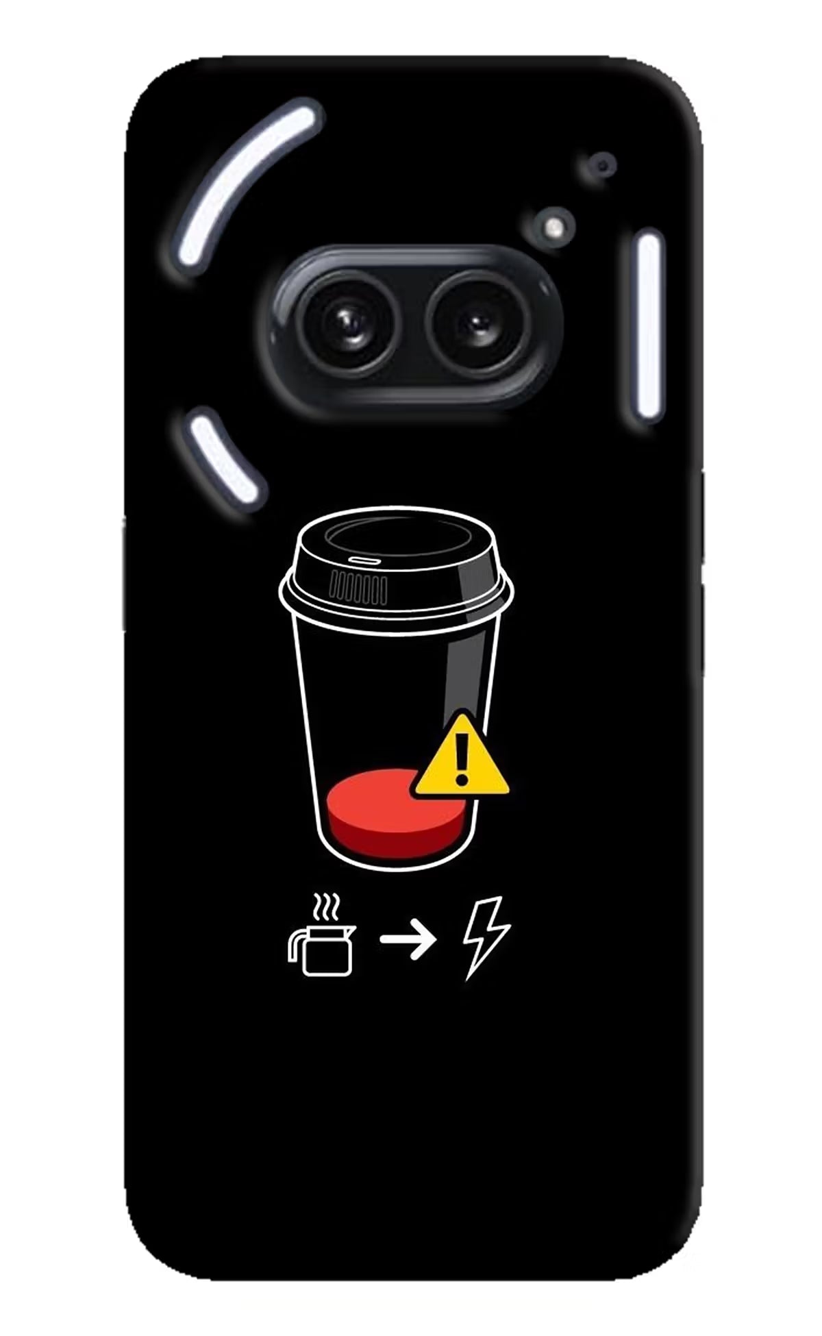 Coffee Nothing Phone 2A Plus Hard Case Back Cover by Casekaro