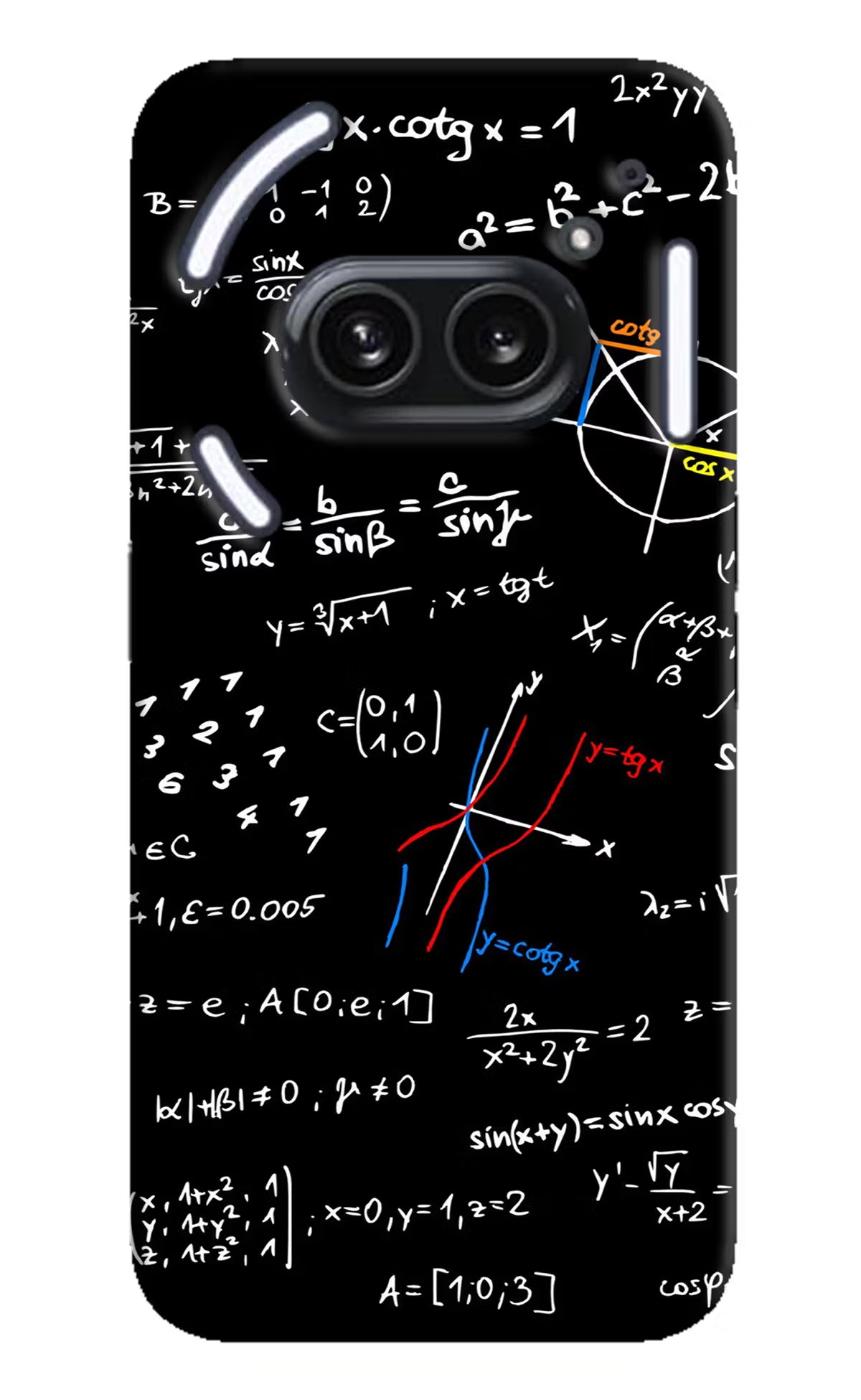 Mathematics Formula Nothing Phone 2A Plus Hard Case Back Cover by Casekaro