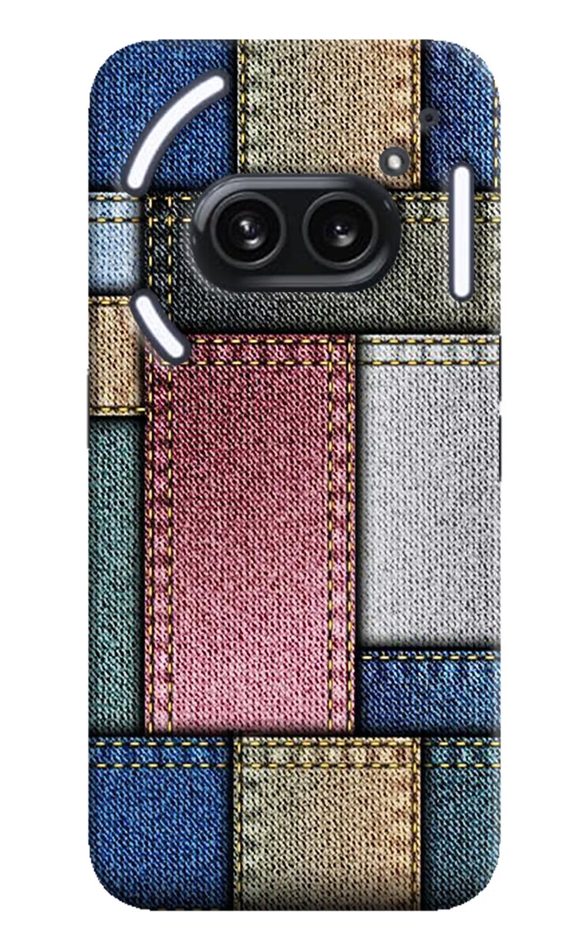 Multicolor Jeans Nothing Phone 2A Plus Hard Case Back Cover by Casekaro