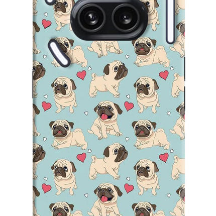 Pug Dog Nothing Phone 2A Plus Hard Case Back Cover by Casekaro