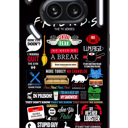 FRIENDS Nothing Phone 2A Plus Hard Case Back Cover by Casekaro