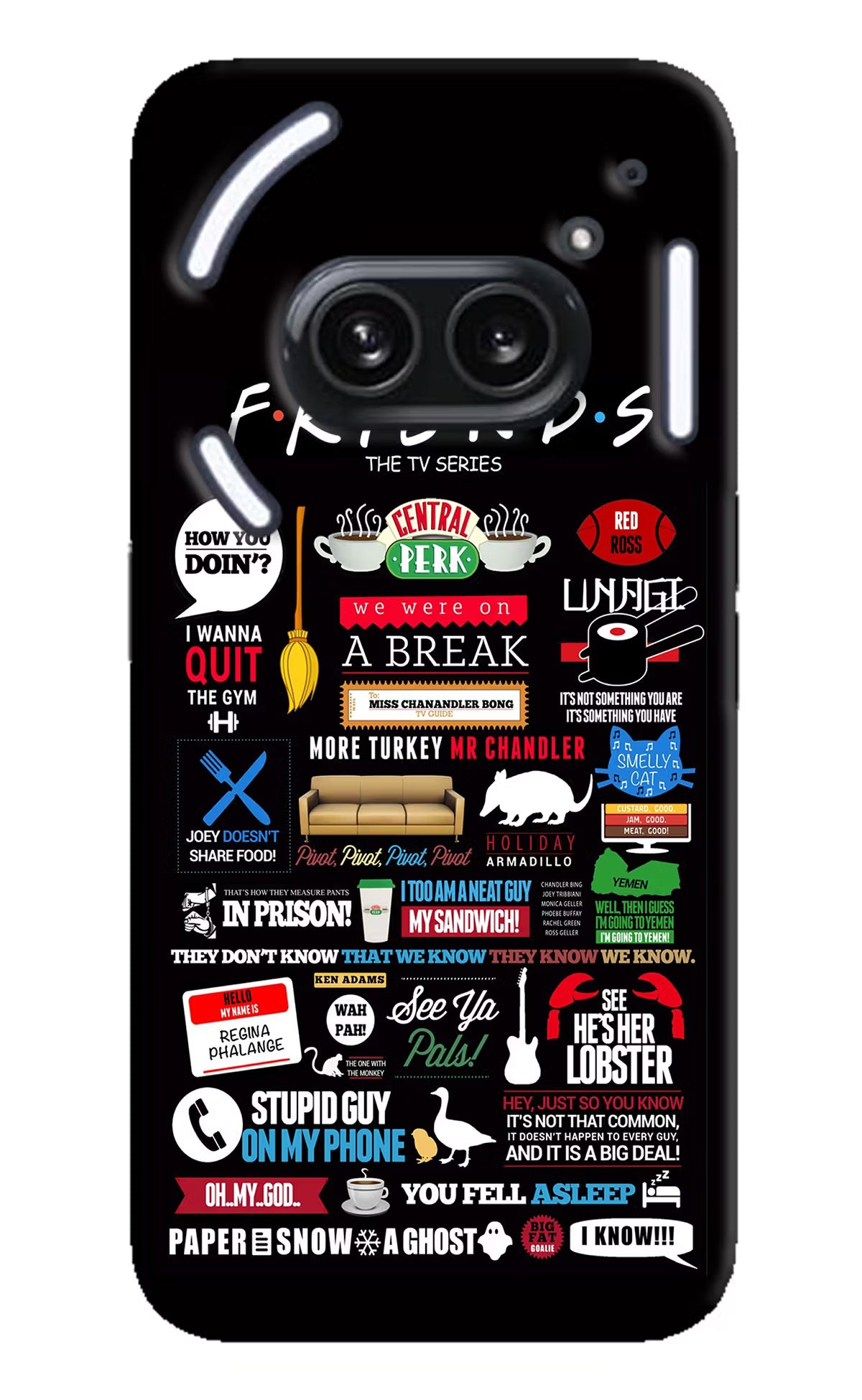 FRIENDS Nothing Phone 2A Plus Hard Case Back Cover by Casekaro