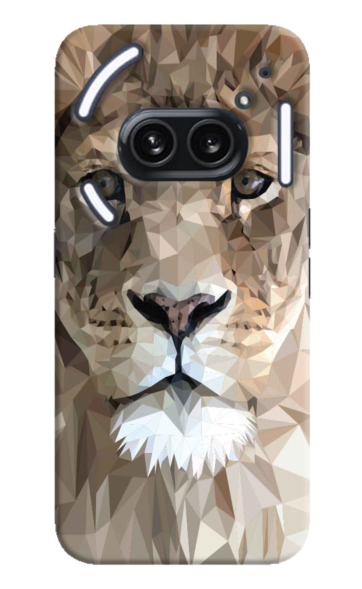 Lion Art Nothing Phone 2A Plus Hard Case Back Cover by Casekaro