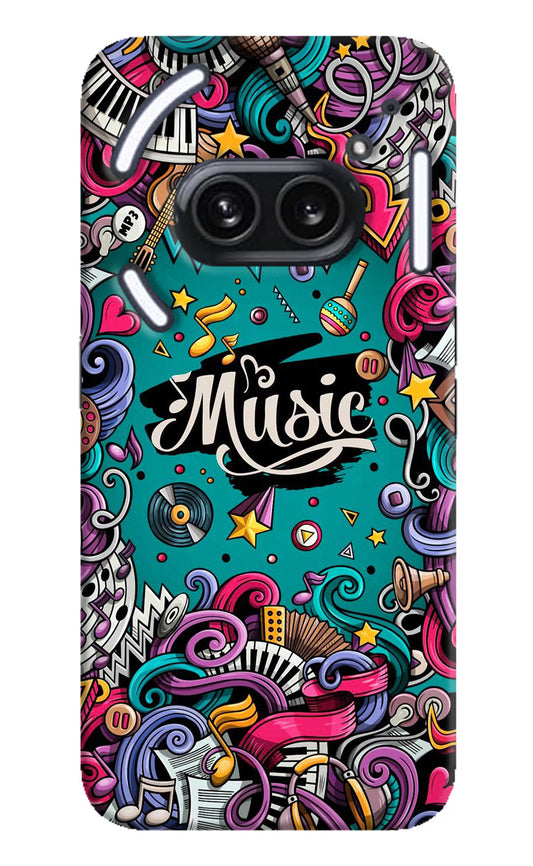 Music Graffiti Nothing Phone 2A Plus Hard Case Back Cover by Casekaro