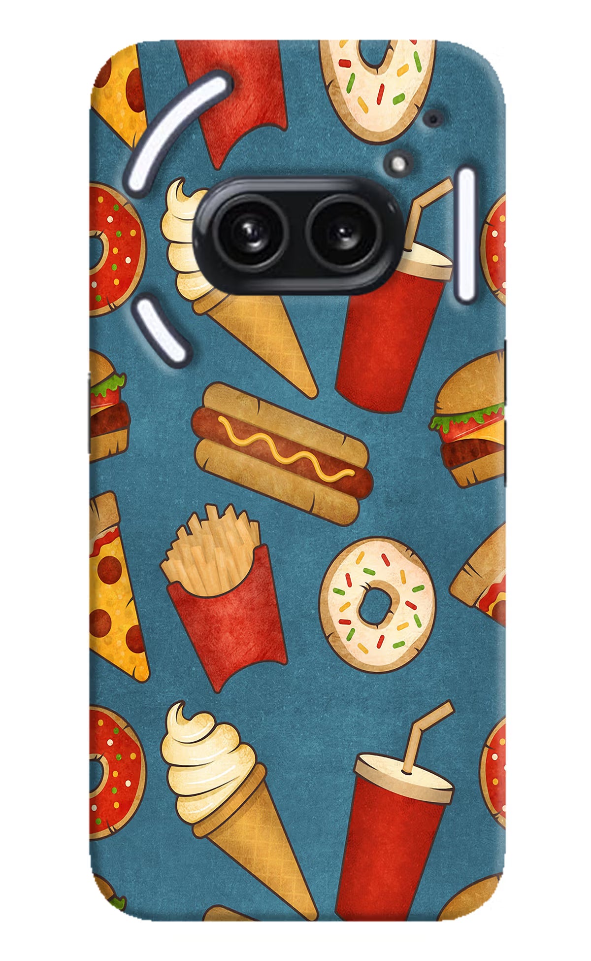 Foodie Nothing Phone 2A Plus Hard Case Back Cover by Casekaro