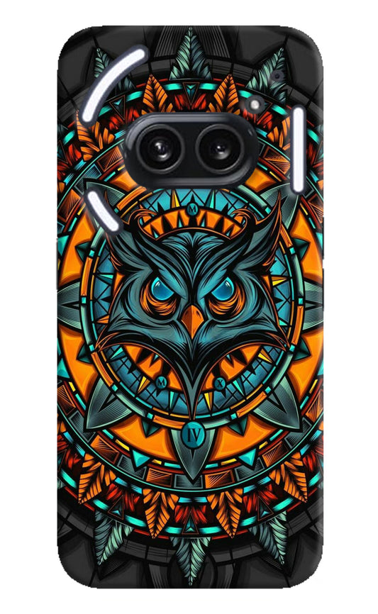Angry Owl Art Nothing Phone 2A Plus Hard Case Back Cover by Casekaro