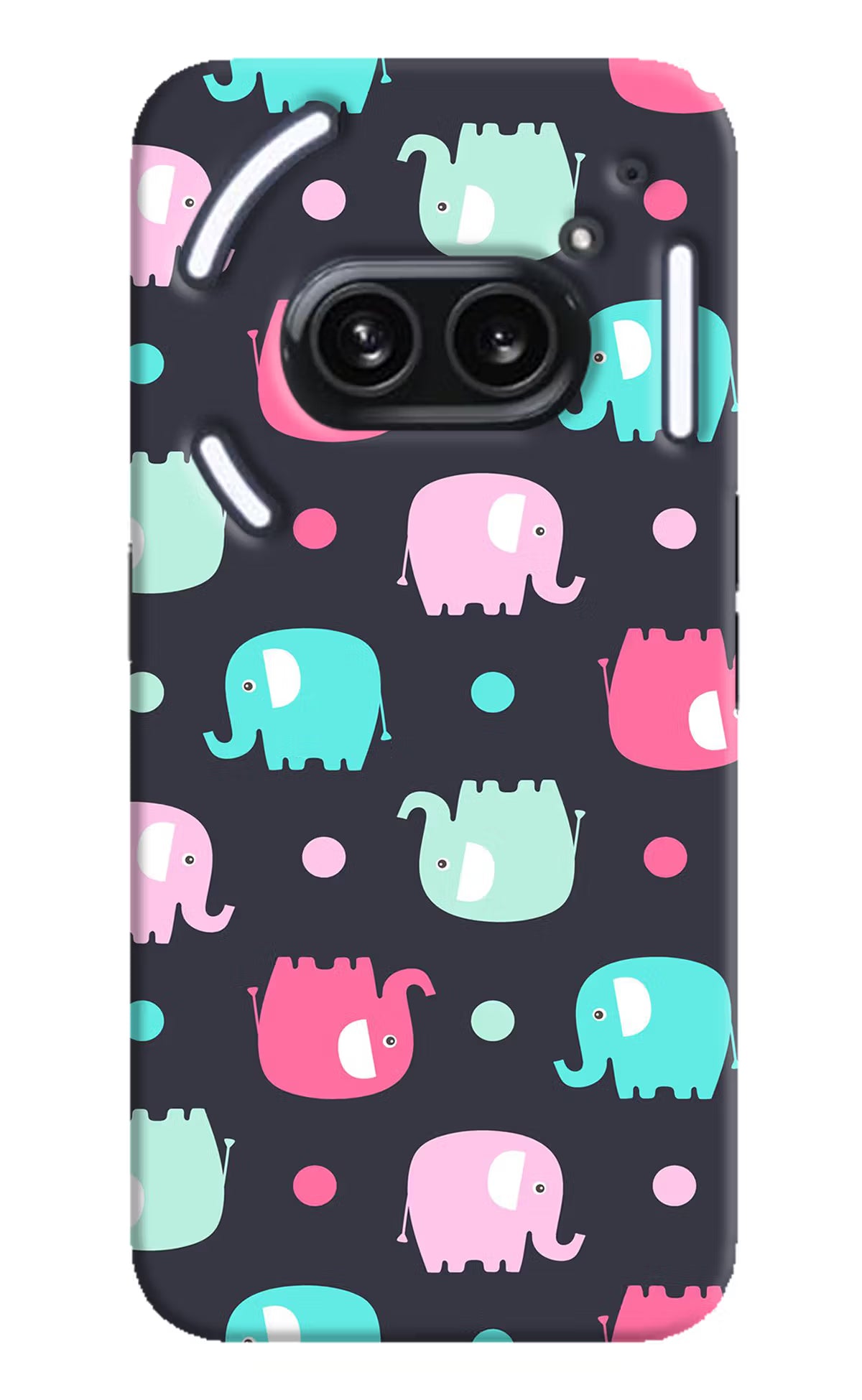 Elephants Nothing Phone 2A Plus Hard Case Back Cover by Casekaro