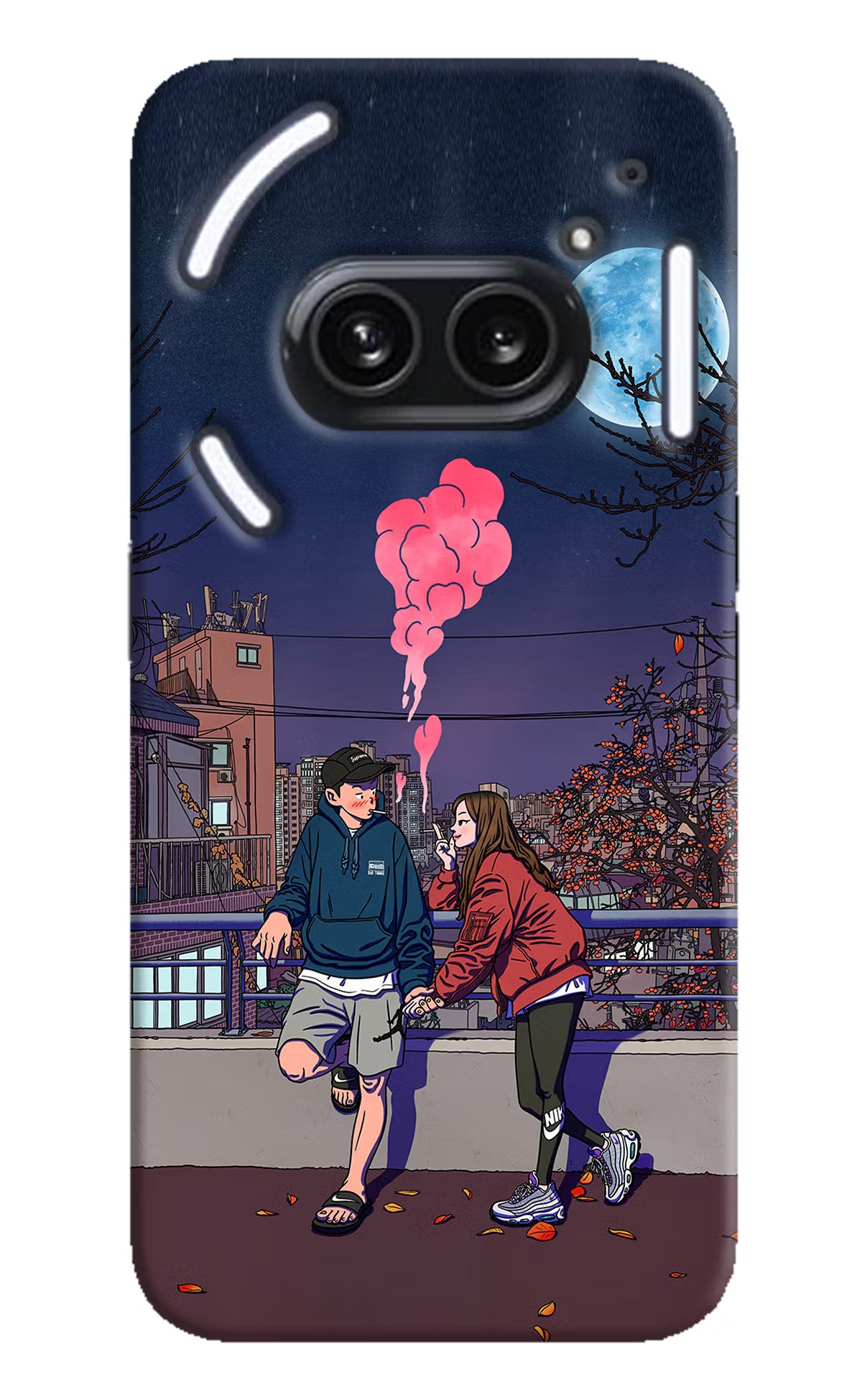Chilling Couple Nothing Phone 2A Plus Hard Case Back Cover by Casekaro
