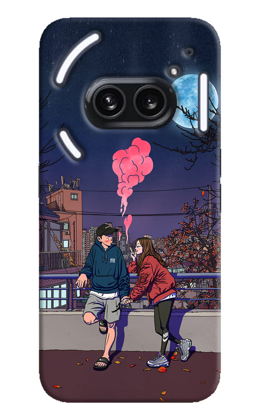 Chilling Couple Nothing Phone 2A Plus Hard Case Back Cover by Casekaro