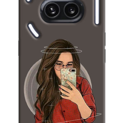 Selfie Queen Nothing Phone 2A Plus Hard Case Back Cover by Casekaro