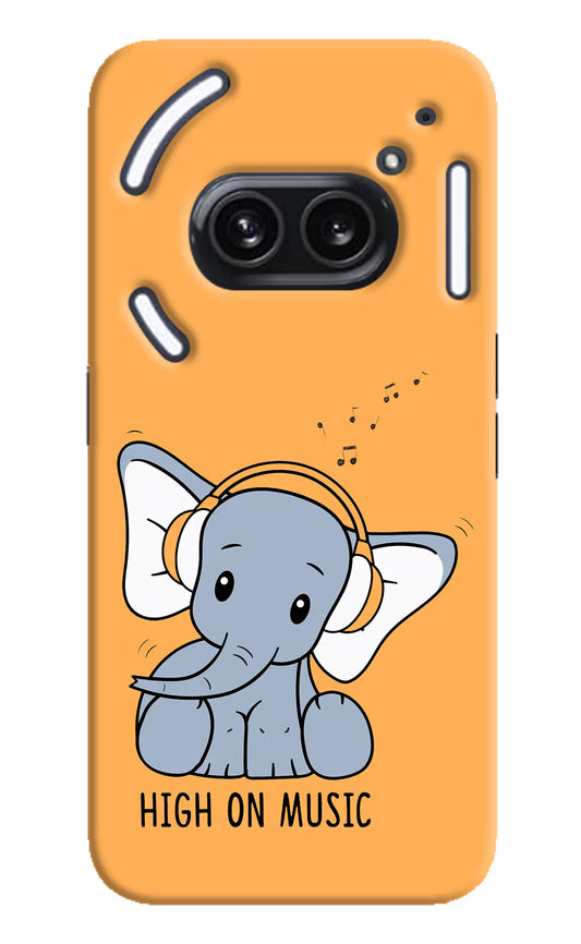 High On Music Nothing Phone 2A Plus Hard Case Back Cover by Casekaro