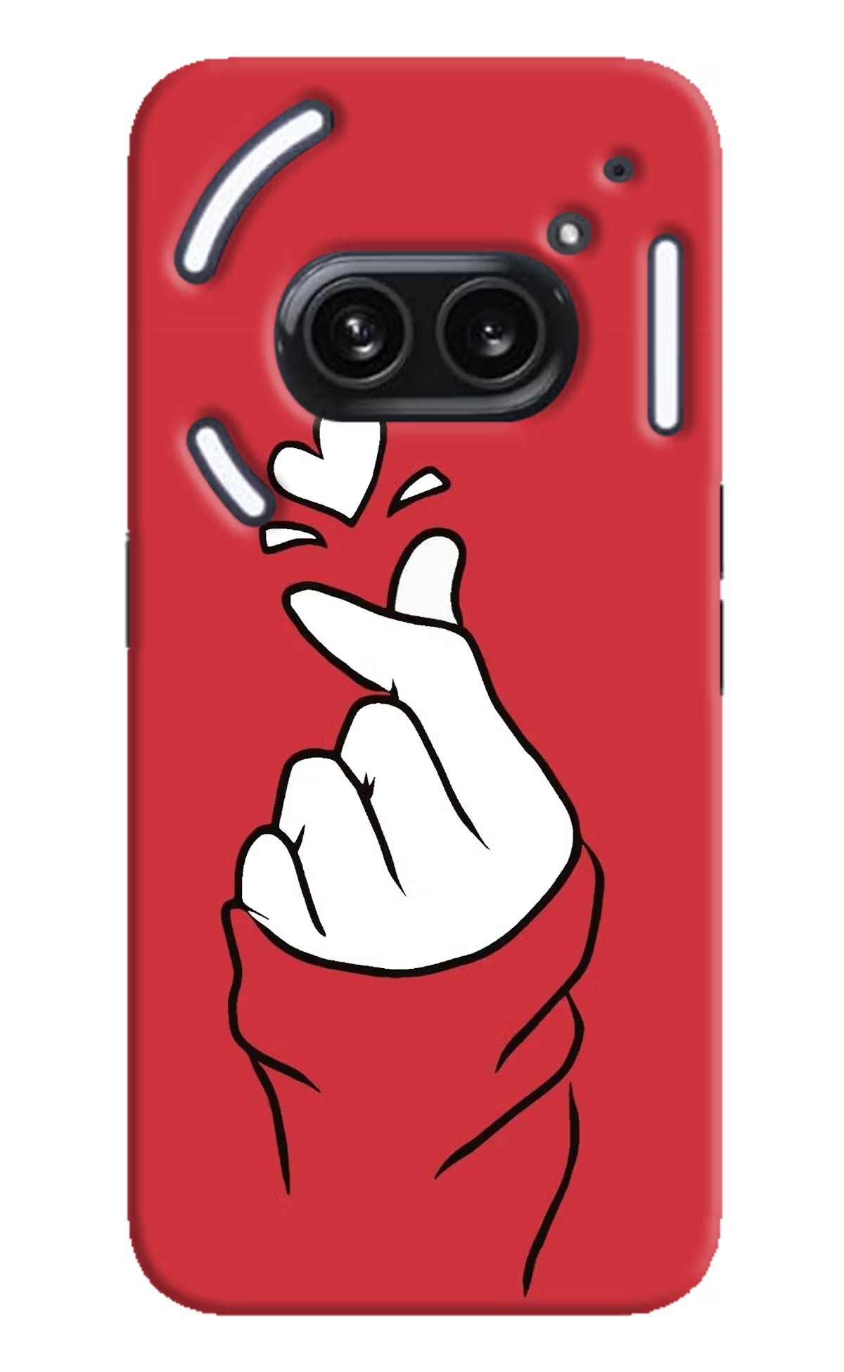 Korean Love Sign Nothing Phone 2A Plus Hard Case Back Cover by Casekaro