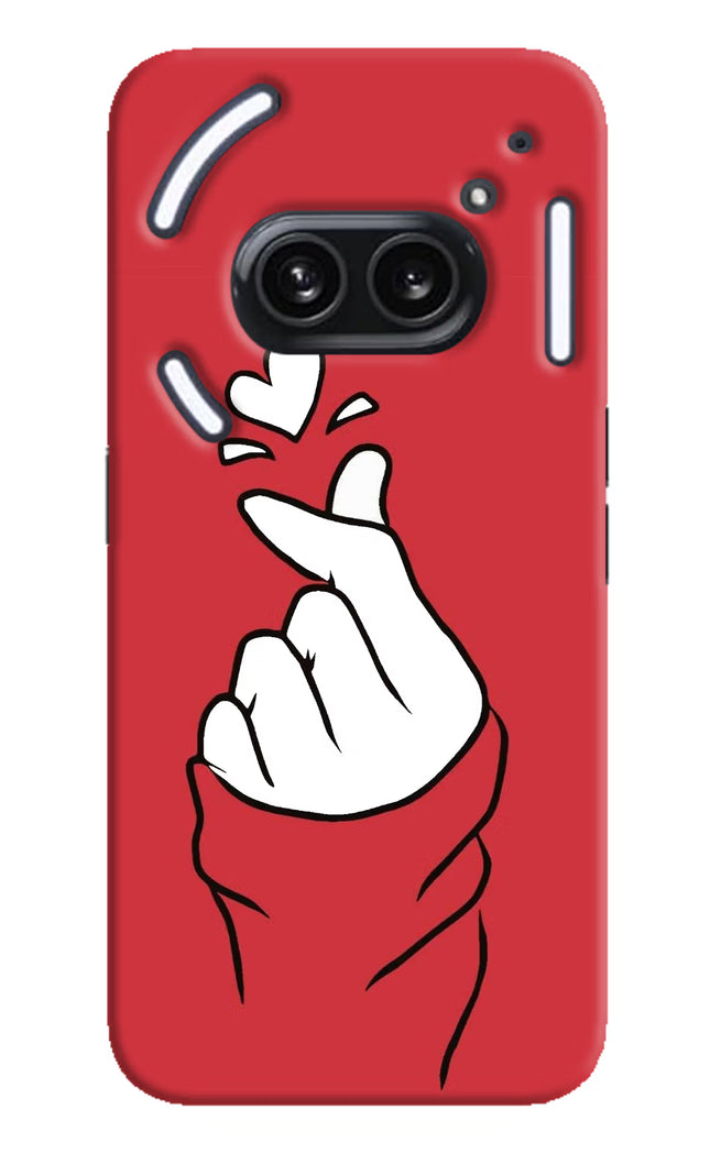 Korean Love Sign Nothing Phone 2A Plus Hard Case Back Cover by Casekaro