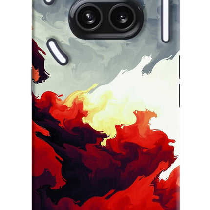 Fire Cloud Nothing Phone 2A Plus Hard Case Back Cover by Casekaro