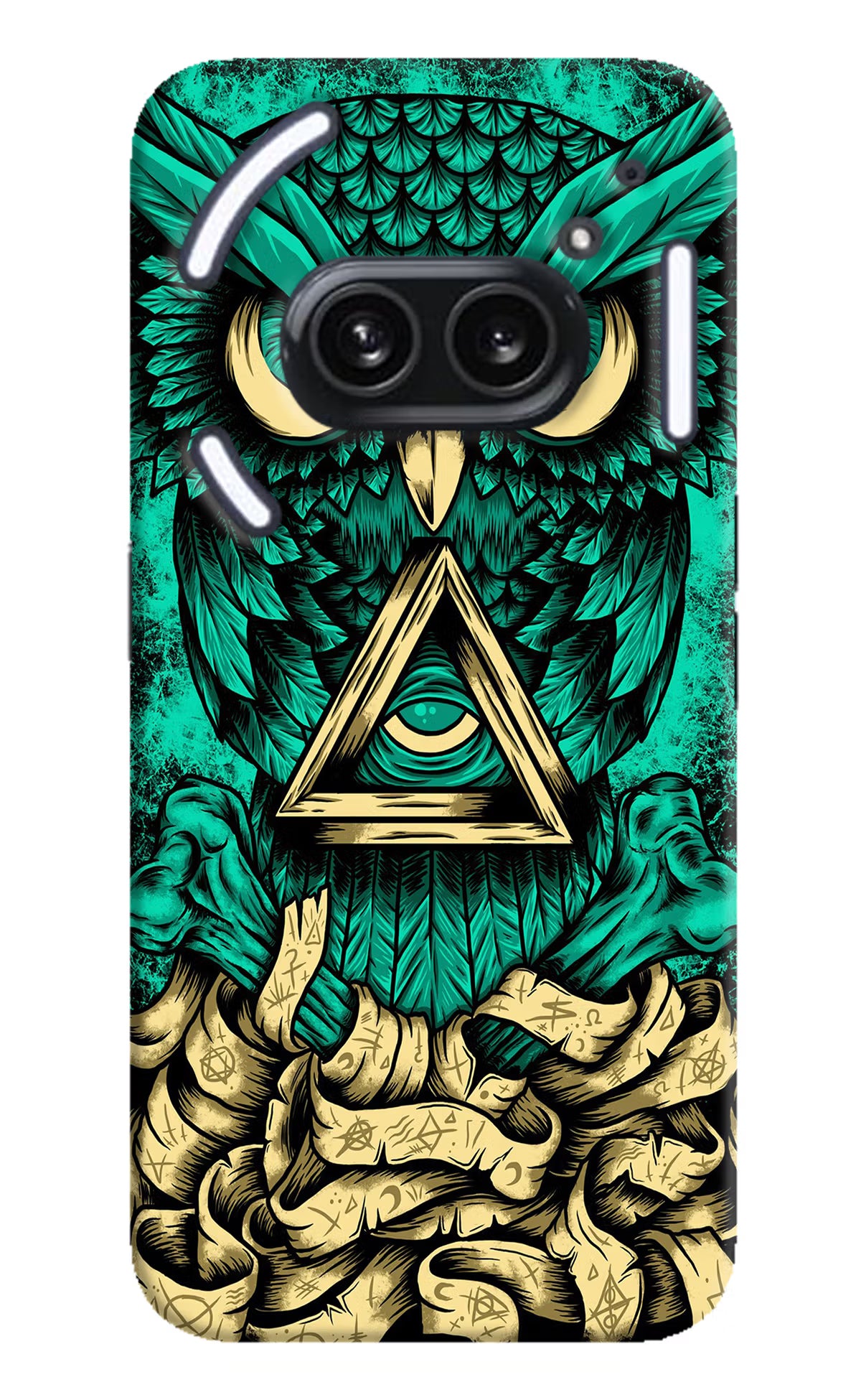 Green Owl Nothing Phone 2A Plus Hard Case Back Cover by Casekaro