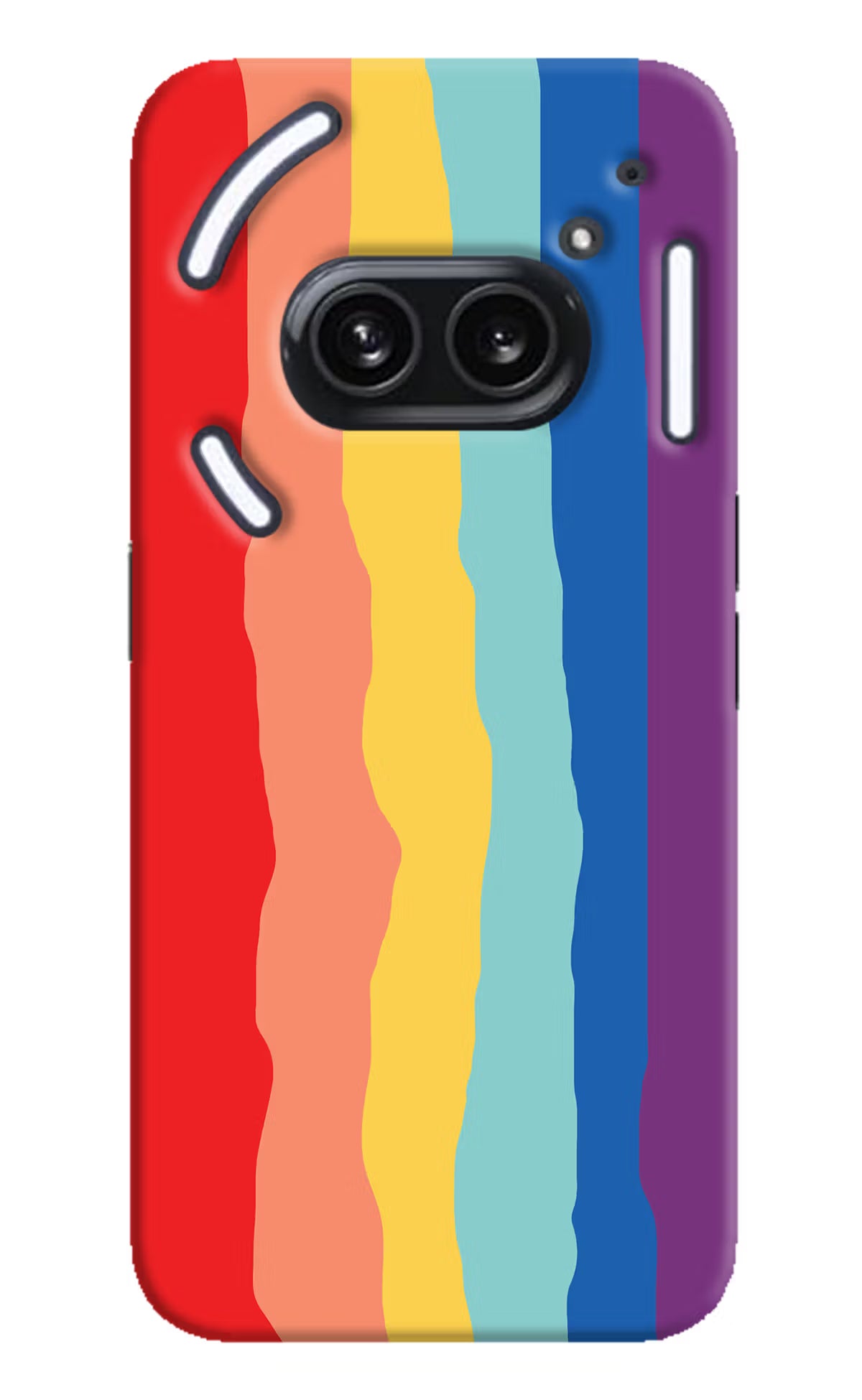 Rainbow Nothing Phone 2A Plus Hard Case Back Cover by Casekaro