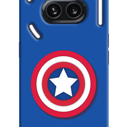 Shield Nothing Phone 2A Plus Hard Case Back Cover by Casekaro