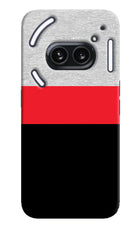 Tri Color Pattern Nothing Phone 2A Plus Hard Case Back Cover by Casekaro